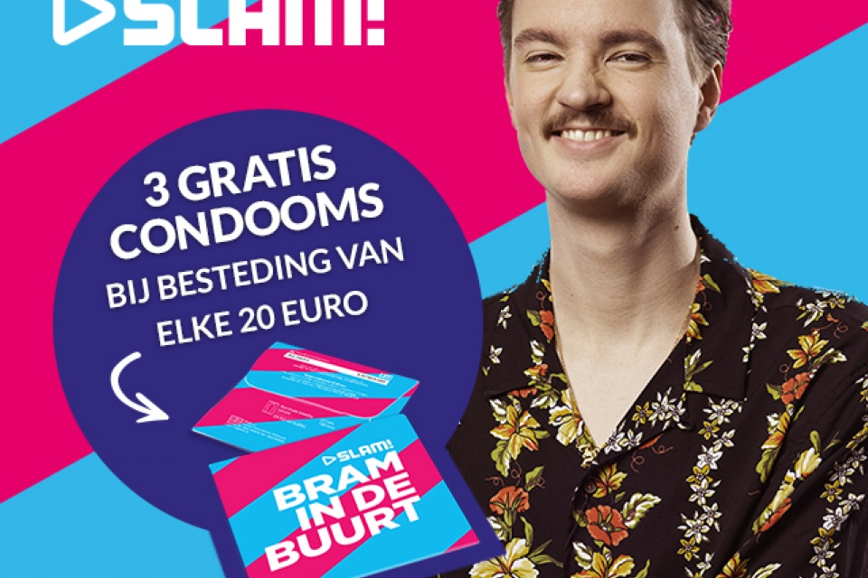 Bram In De Buurt deelt condooms uit!