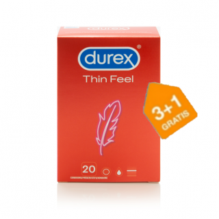 Durex Feel Thin Maxi Pack (Maxi Pack 3 +1 GRATIS)