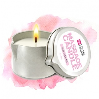 ​LoversPremium Massage Candle (pink flower)