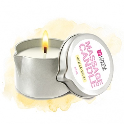 ​LoversPremium Massage Candle (vanilla cream)