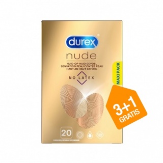 Durex Nude - Latexvrije Condooms (20 stuks 3+1)