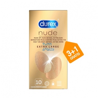 Durex Condooms Nude XL (3+1 Gratis)