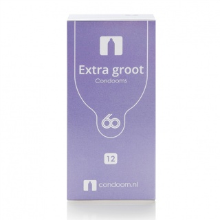 Condooms.be Extra Groot Condooms 60mm (12 stuks)
