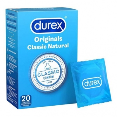 Durex Originals Classic Natural condooms Maxi Pack (Maxi Pack 20 stuks)
