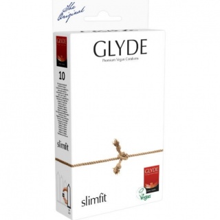 Glyde Premium Vegan Condooms Slimfit 49mm (10 stuks)