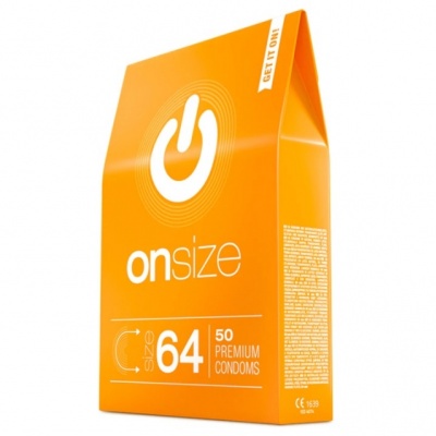 Onsize 64 Premium Condooms (50 stuks)