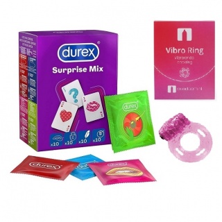 Durex Surpise Mix (40 stuks + Gratis Vibro ring)