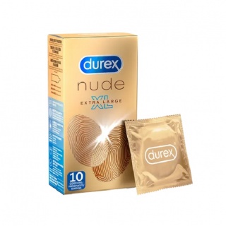 Durex Nude XL Condooms huid-op-huid Gevoel Extra Dun 57mm (latex) (40st + 10st GRATIS)