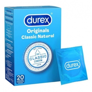 Durex Originals Classic Natural condooms Maxi Pack (80st + 20st GRATIS)
