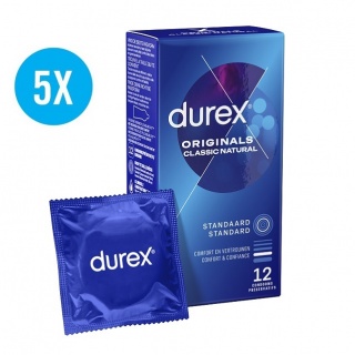 Durex Originals Classic Natural condooms (48st. + 12st. GRATIS)