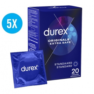 Durex Originals Extra Safe condooms Maxi Pack (80st + 20st GRATIS)