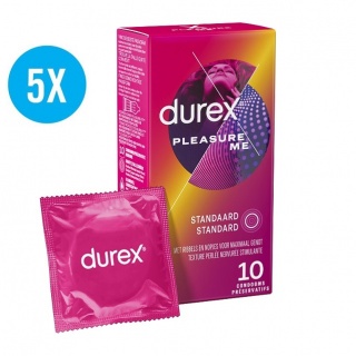 Durex Pleasure Me Condooms (40st + 10st GRATIS)