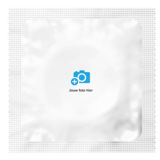 Foto Condoom: Eigen ontwerp, logo of foto (3 stuks )