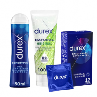 Durex Intimate Giftbox (Extra Safe 20 + Sensitive 50ml + Naturel Gel)