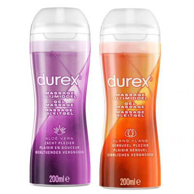 Durex Massage Gel 2-1 Duo Aloe Vera & Ylang Ylang (Massagegel)