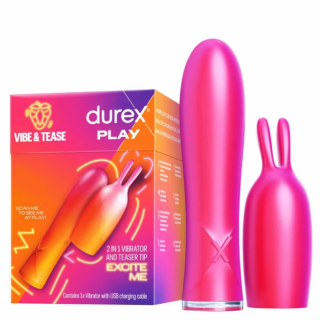Durex play Tease & Vibe ( 2 IN 1 VIBRATOR AND TEASER TIP)