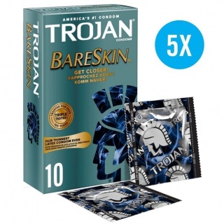 Trojan Bareskin condooms (40st + 10st GRATIS)