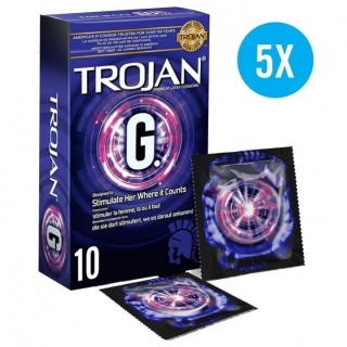 Trojan G-Spot condooms (40st + 10st GRATIS)