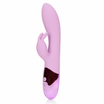 Loveline Ultra Zachte Silicone Rabbit Vibrator (Exotic Fucshsia)