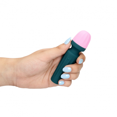 Loveline Mini Wand Vibrator (green sea)