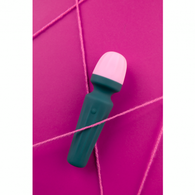 Loveline Mini Wand Vibrator (green sea)