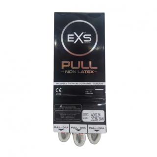 EXS - Pull - latexvrije condooms met afstrip (3 stuks)