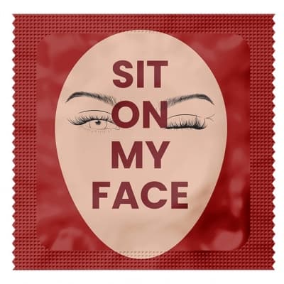 18+ condooms  (Sit On My Face)