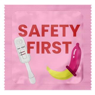 18+ condooms  — Safety First