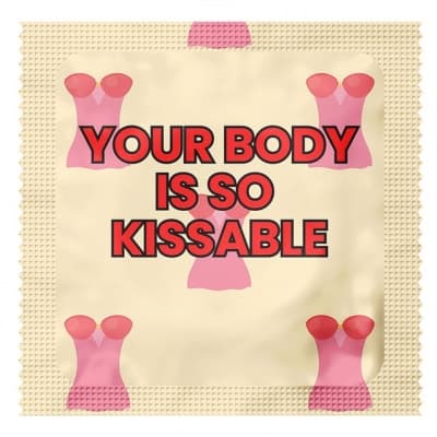 18+ condooms  (Your Body Is So Kissable)
