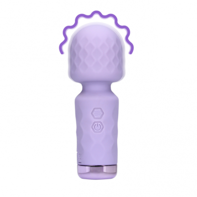 Loveline Mini Wand Vibrator (Paars)