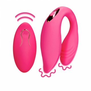 Loveline Koppeltoy met afstandsbediening (roze)