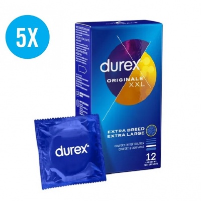 Durex Originals XXL (60mm) (48st + 12st GRATIS)