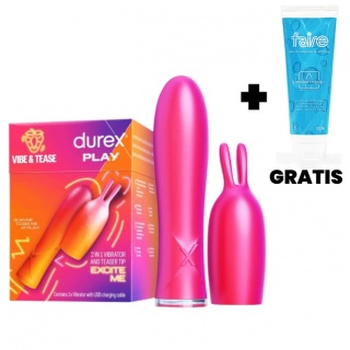 Durex play Tease & Vibe ( 2 in1 Vibrator en Teaser Tip)