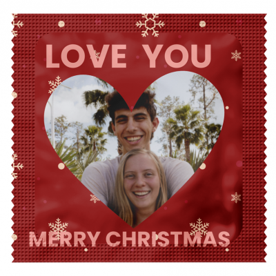 Foto Condoom: Kerst Love You  (3 stuks)