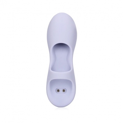 Siliconen vinger vibrator (paars)