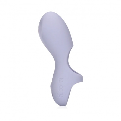 Siliconen vinger vibrator (paars)