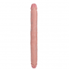 RealRock Extra Lange Dubbele Dildo huidskleur