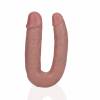 RealRock U-vormige dubbele dildo Ø 3.2cm, 12.7cm