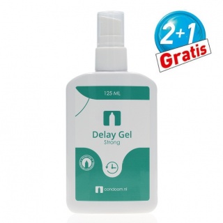 Condooms.be Delay Gel Strong (2x 125ml +125ml Gratis)