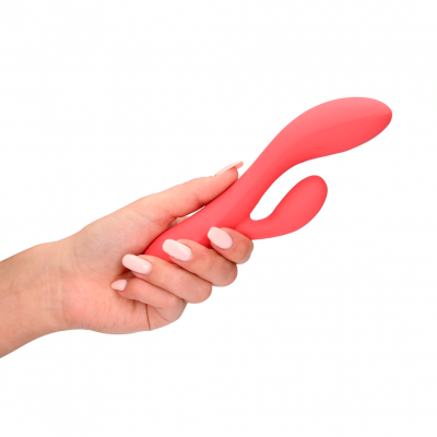 Loveline Smooth Ultra Soft Silicone Rabbit Vibrator (Astro Dust)