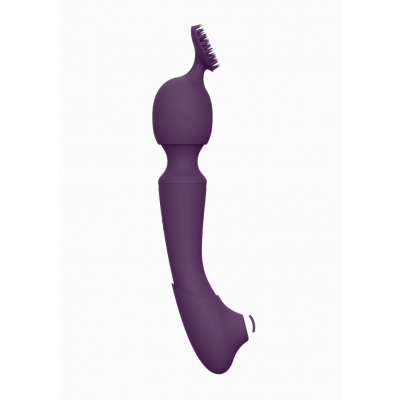 Vive Nami – Dubbelzijdige Wand- en Clitorisvibrator (paars)