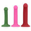 Loveline Vibrerende Dildo met Eikel en Zuignap - Small