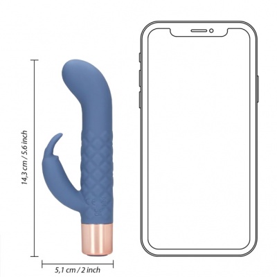 Loveline Mini Rabbit Vibrator (bleu horizon)