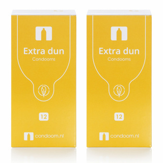 Condooms.be Extra dun Condooms — 1+1 Gratis