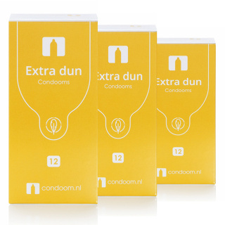 Condooms.be Extra dun Condooms — 2x 12st + 12 Gratis