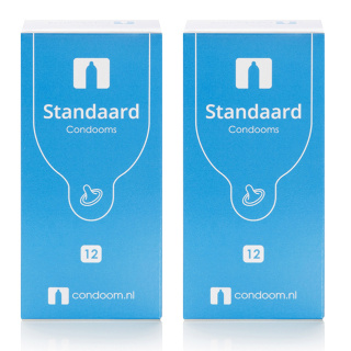 Condooms.be Standaard Condooms — 1+1 Gratis