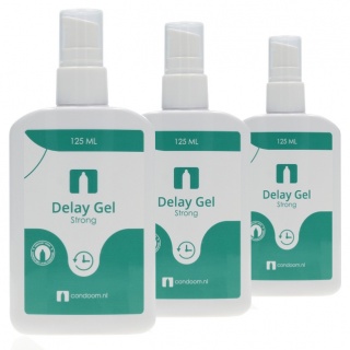 Condooms.be Orgasme Vertragende Gel Strong voor mannen — 2x 125ml +125ml Gratis