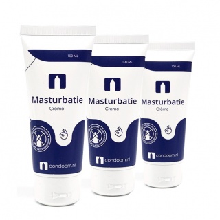 Condooms.be Masturbatie creme  — 2x 100ml + 100ml Gratis