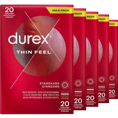 Durex Thin Feel  Maxi  (80st + 20st GRATIS)