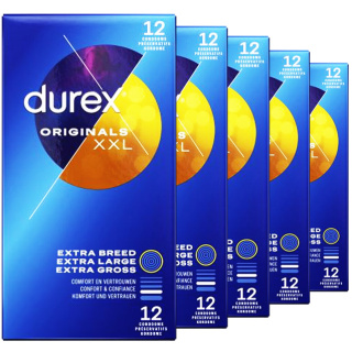 Durex Originals XXL (60mm) — 48st + 12st GRATIS